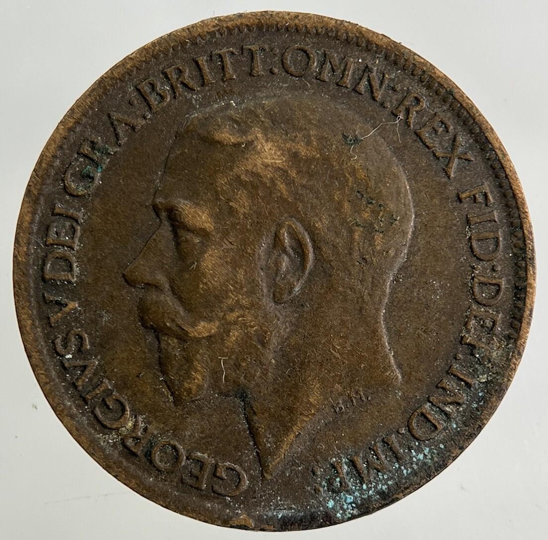 1918 George V Farthing Coin | Fine Collectable Grade