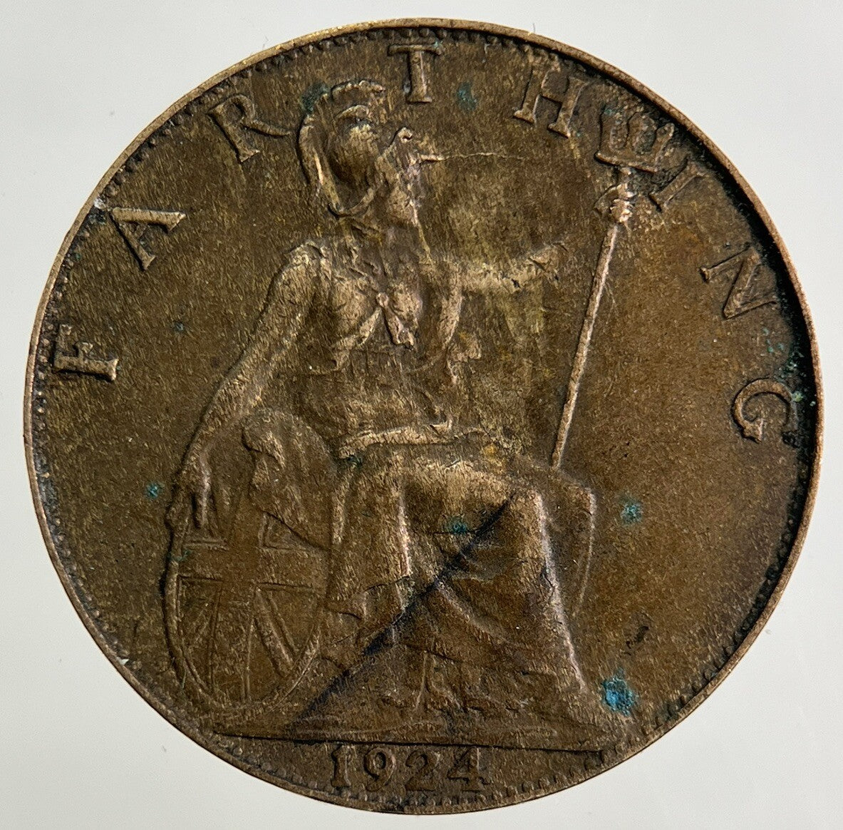 1924 George V Farthing Coin | Fine Collectable Grade