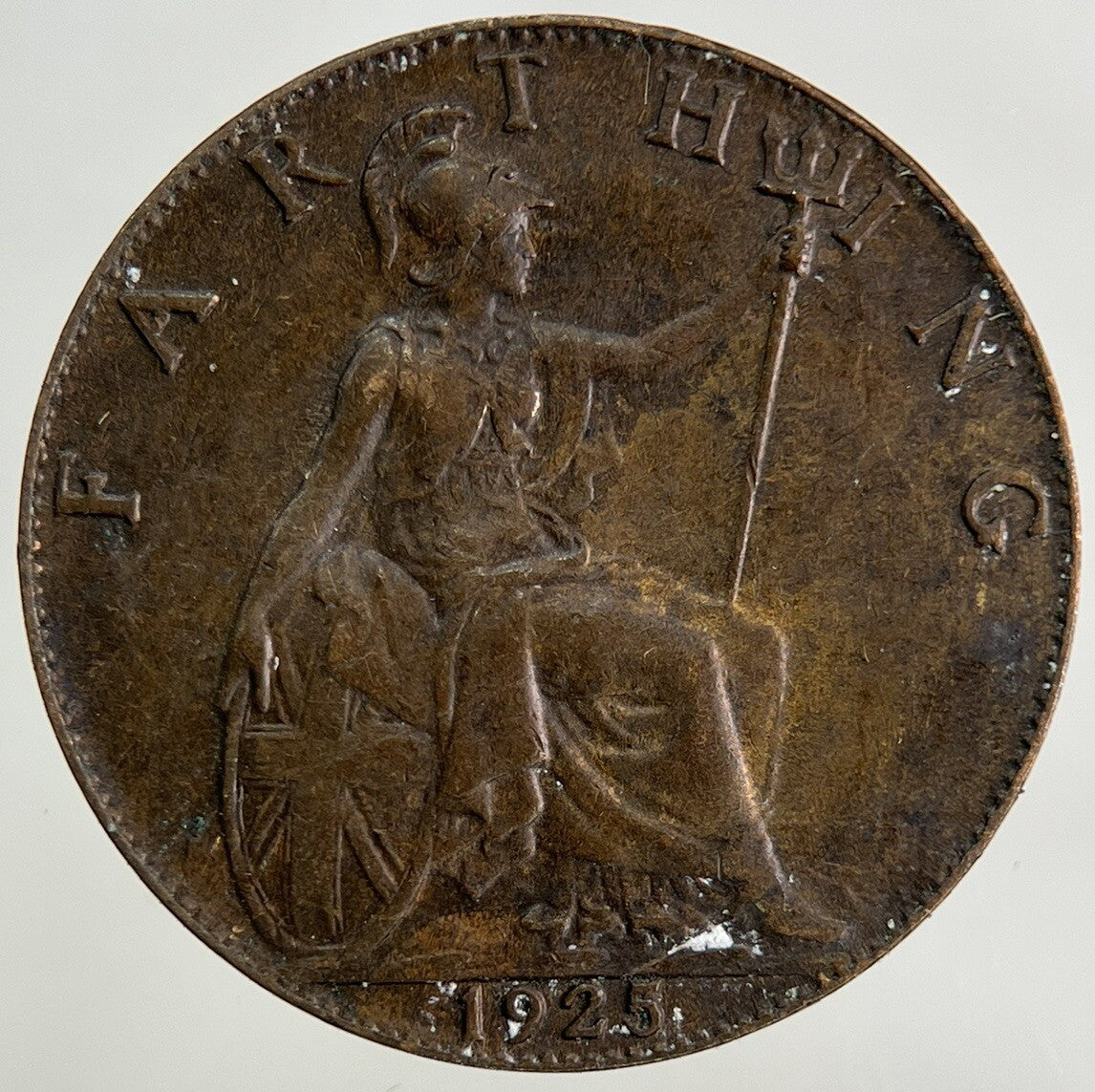 1925 George V Farthing Coin | Fine Collectable Grade