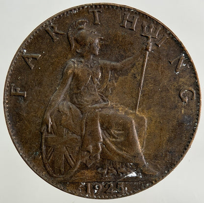 1925 George V Farthing Coin | Fine Collectable Grade