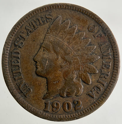 1902 US USA One Cent Coin | Fine Collectable Grade