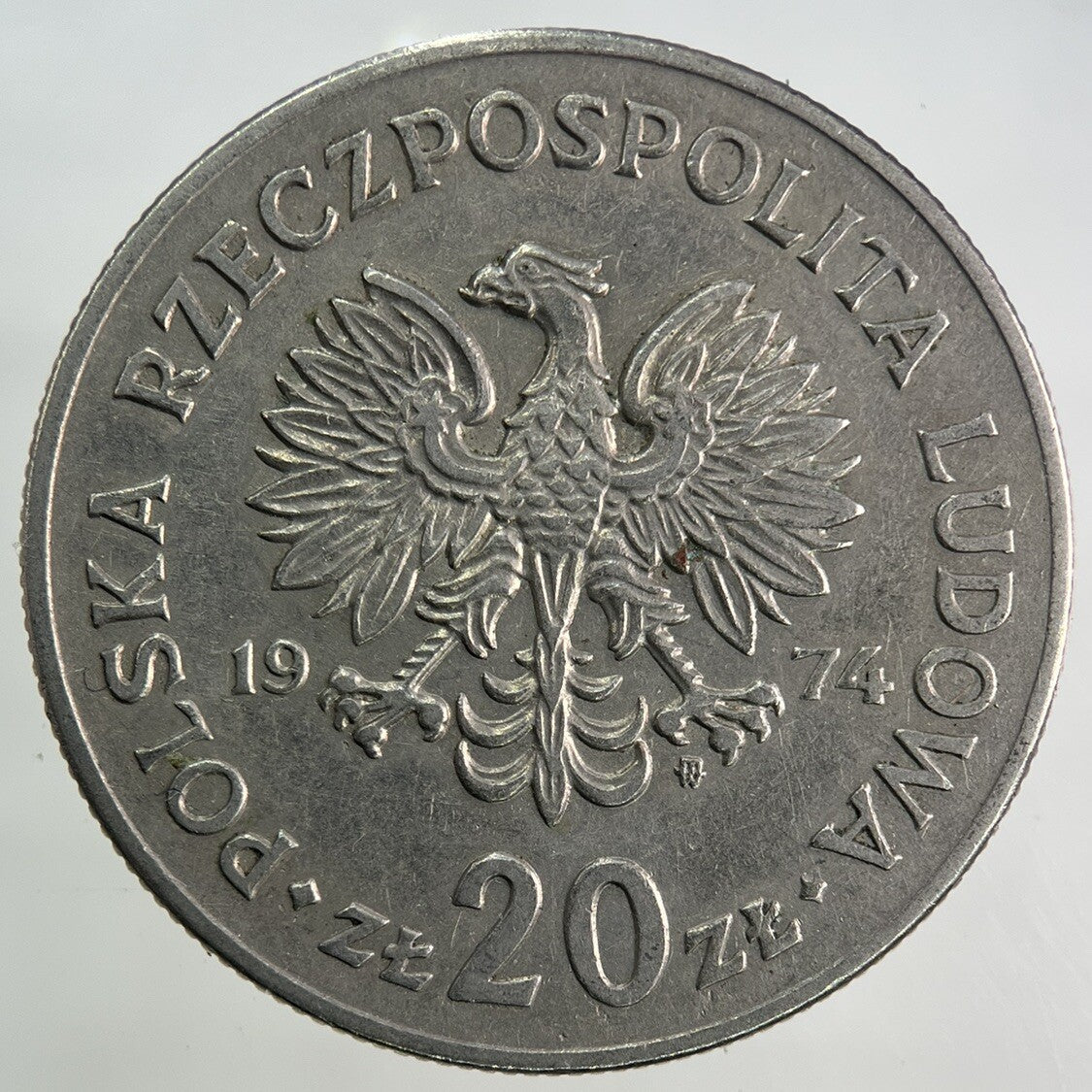 1974 Poland 20 Zloty Coin | Fine Collectable Grade