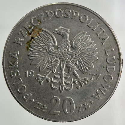 1977 Poland 20 Zloty Coin | Fine Collectable Grade