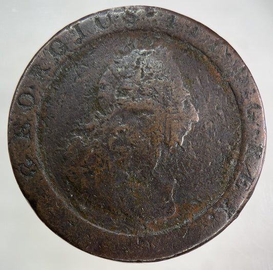 1797 George III 3rd Cartwheel One Penny Coin | Collectable Grade