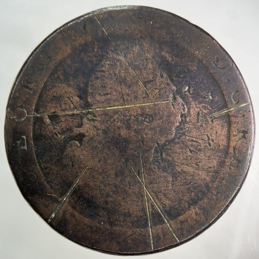 1797 George III 3rd Cartwheel One Penny Coin | Collectable Grade