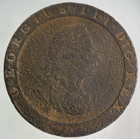 1797 George III 3rd Cartwheel One Penny Coin | Collectable Grade