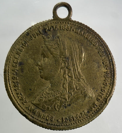 British Queen Victoria Commemorative Medal Coin | Fine Collectable Grade