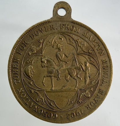 1902 Edward VII Coronation Commemorative Medal Coin | Fine Collectable Grade