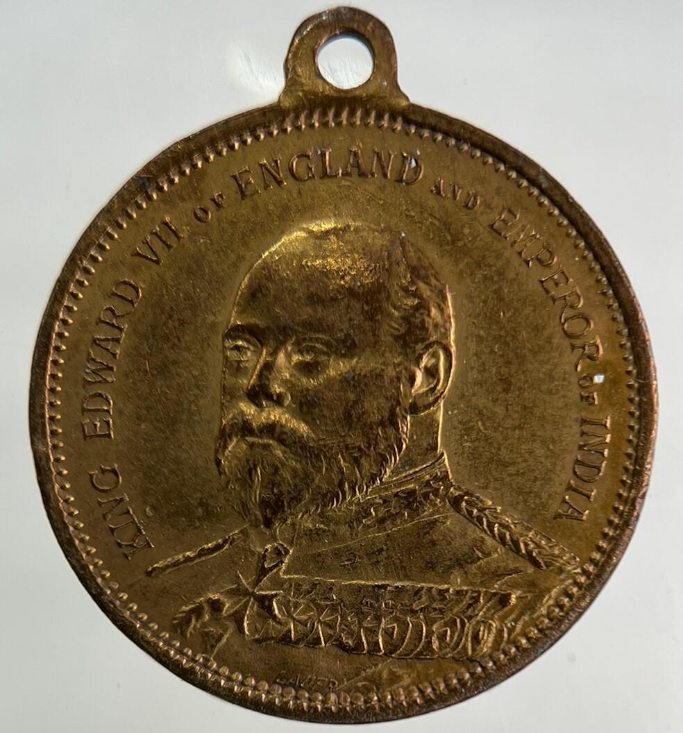 1901 Edward VII Accession Of England & India Medal Coin | Fine Collectable Grade
