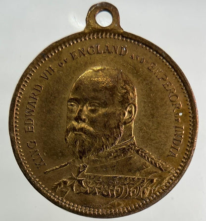 1901 Edward VII Accession Of England & India Medal Coin | Fine Collectable Grade