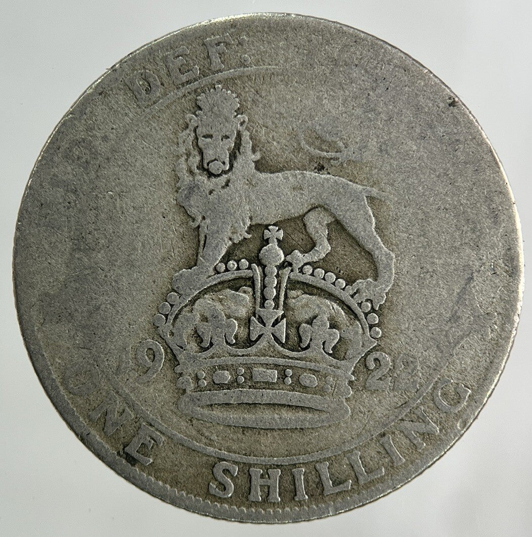 1922 George V Shilling Silver Coin | Fair Grade