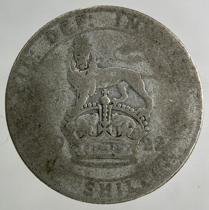 1922 George V Shilling Silver Coin | Fair Grade