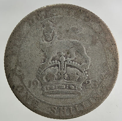 1923 George V Shilling Silver Coin | Fair Grade