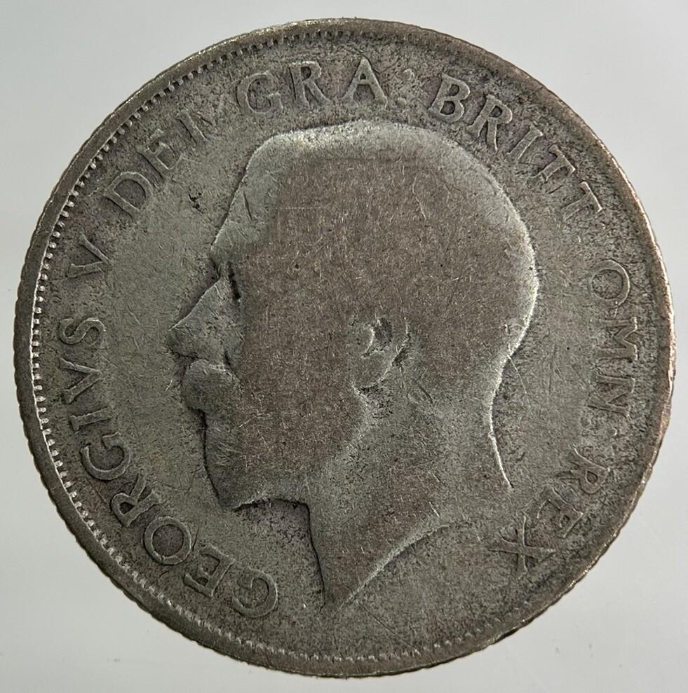 1923 George V Shilling Silver Coin | Fair Grade