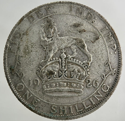 1926 George V Shilling Silver Coin | Collectable Grade