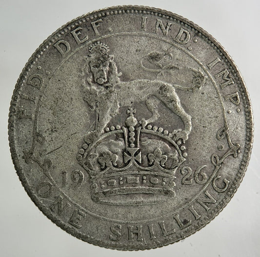 1926 George V Shilling Silver Coin | Collectable Grade