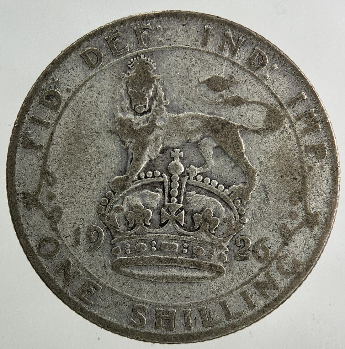 1926 George V Shilling Silver Coin | Collectable Grade