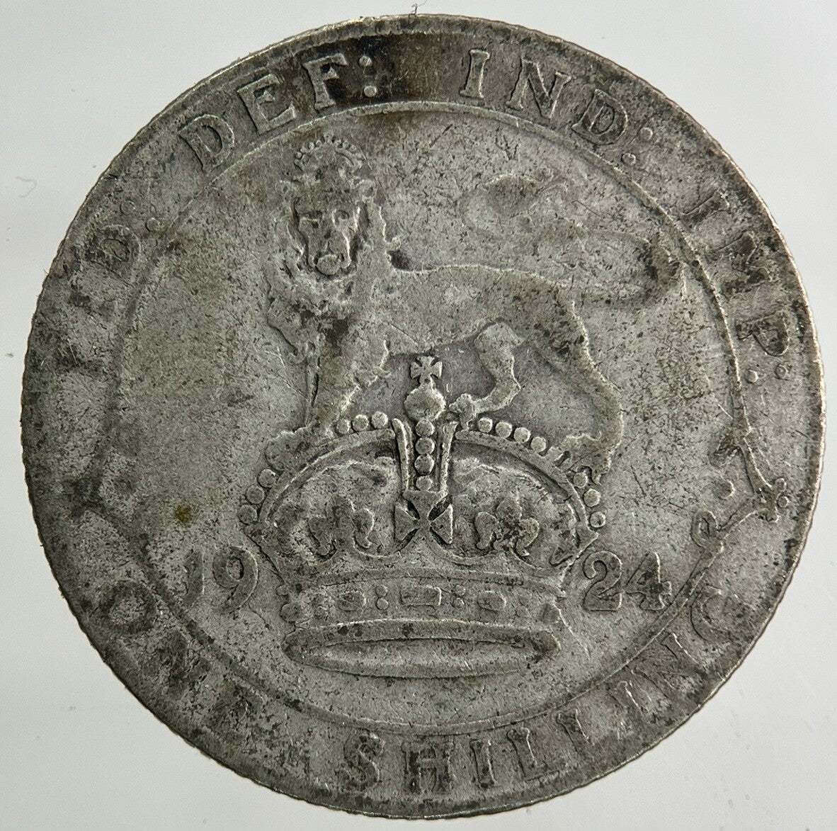 1924 George V Shilling Silver Coin | Collectable Grade