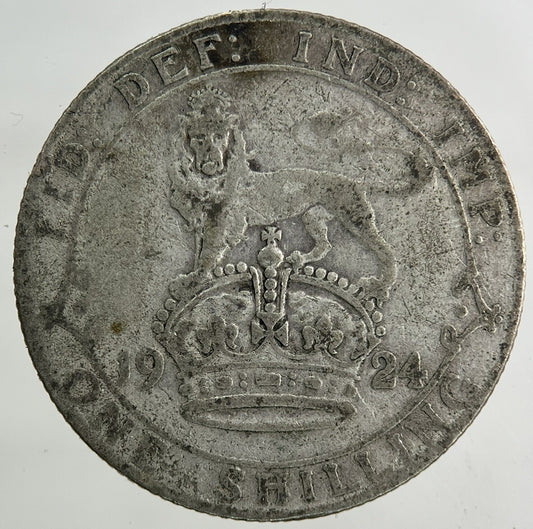 1924 George V Shilling Silver Coin | Collectable Grade