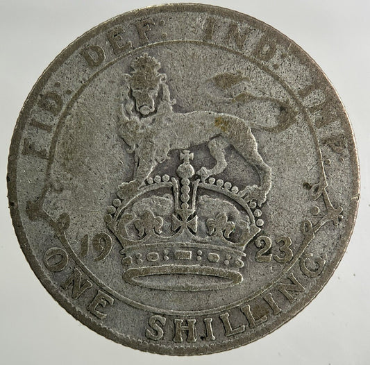 1923 George V Shilling Silver Coin | Collectable Grade