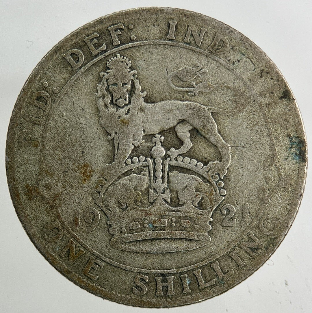 1921 George V Shilling Silver Coin | Collectable Grade