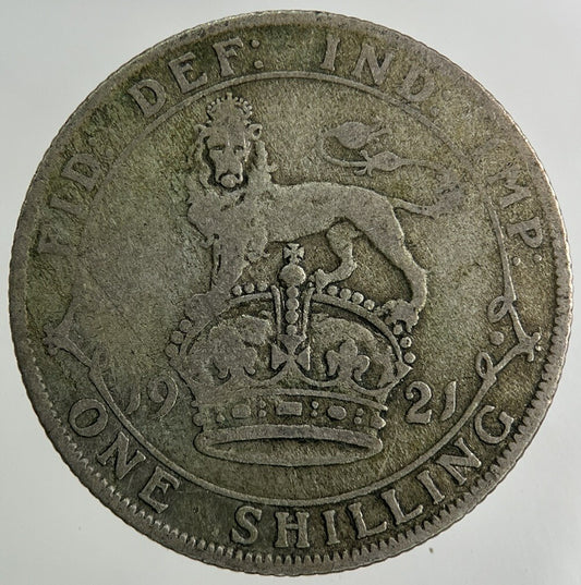 1921 George V Shilling Silver Coin | Collectable Grade