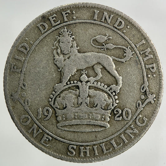 1920 George V Shilling Silver Coin | Collectable Grade