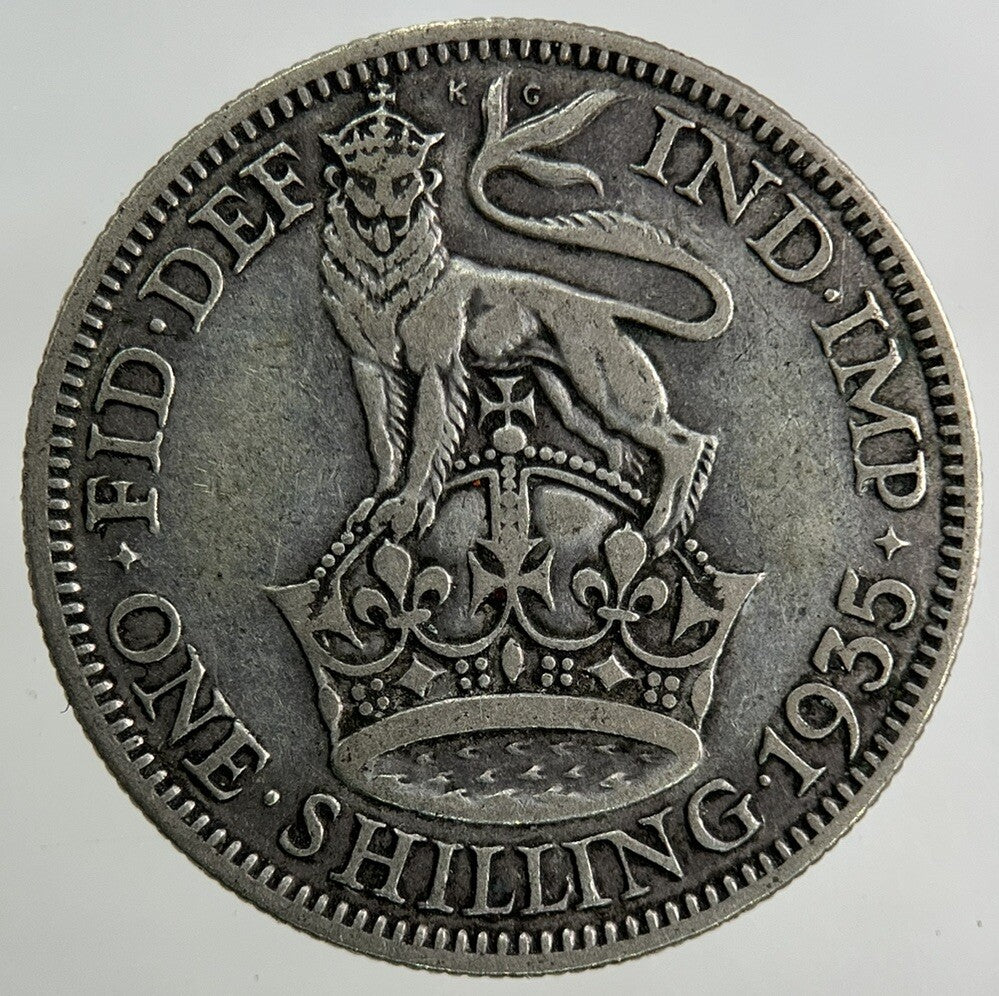 1935 George V Shilling Silver Coin | Collectable Grade