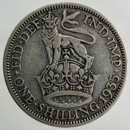 1935 George V Shilling Silver Coin | Collectable Grade