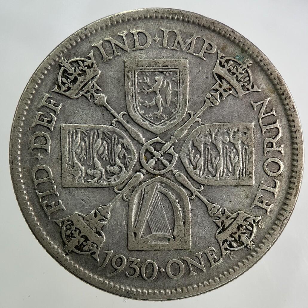 1930 George V Florin Silver Coin | Fine Collectable Grade