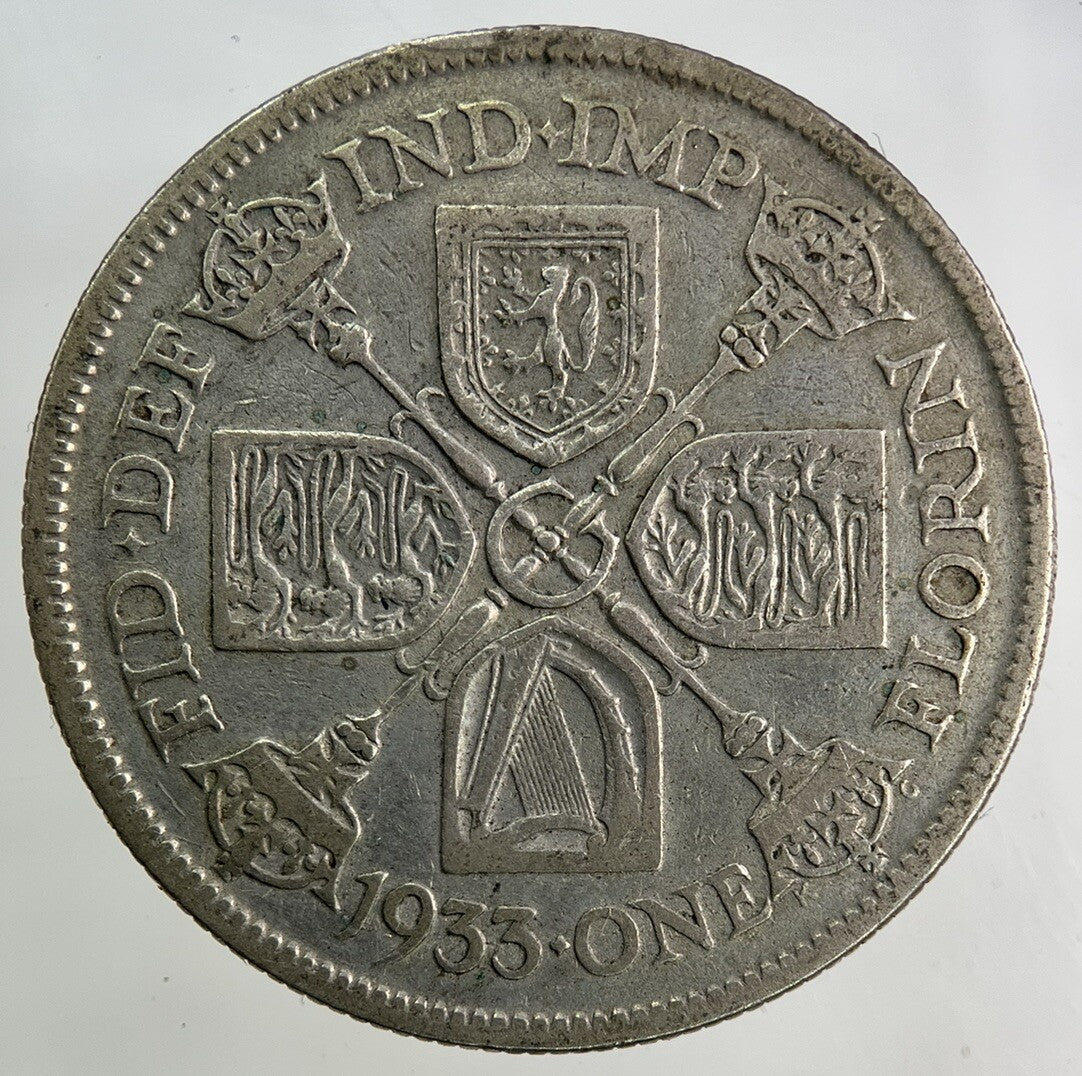 1933 George V Florin Silver Coin | Collectable Grade