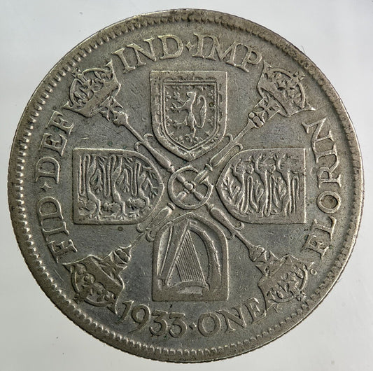 1933 George V Florin Silver Coin | Collectable Grade