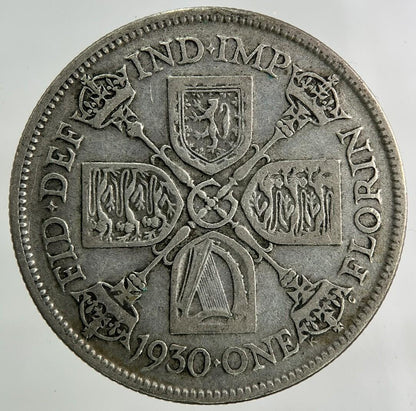 1930 George V Florin Silver Coin | Collectable Grade