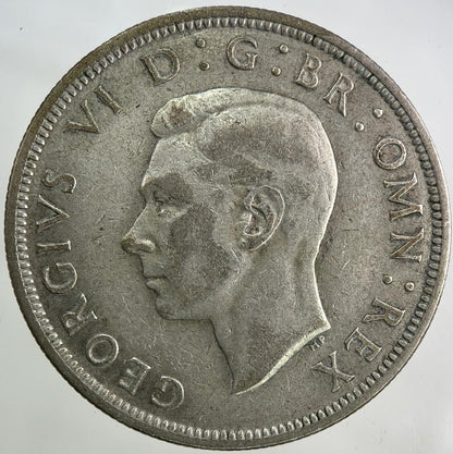 1945 George VI Half-Crown Silver Coin | Fine Collectable Grade
