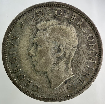 1939 George VI Half-Crown Silver Coin | Fine Collectable Grade
