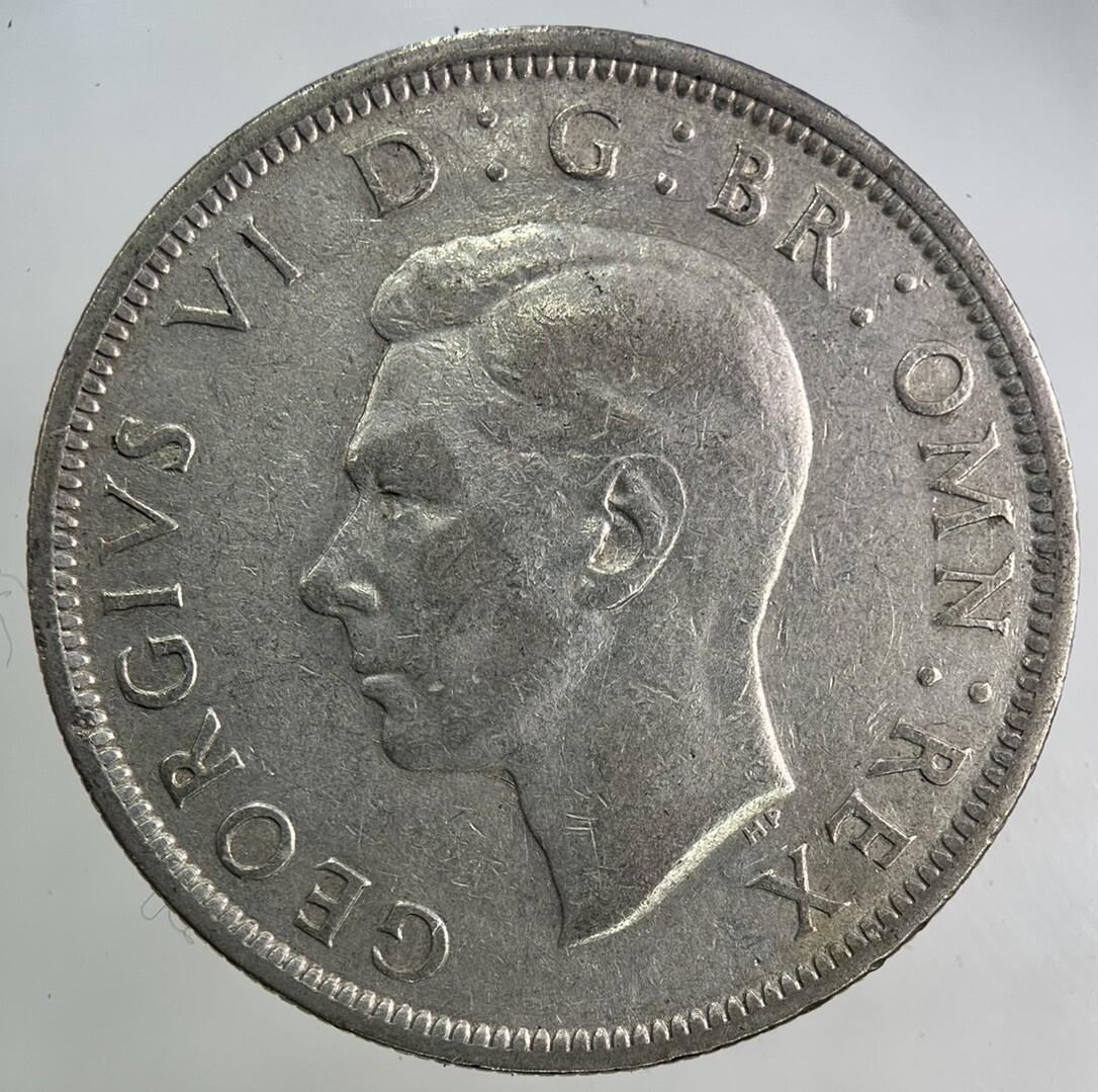 1942 George VI Half-Crown Silver Coin | Fine Collectable Grade