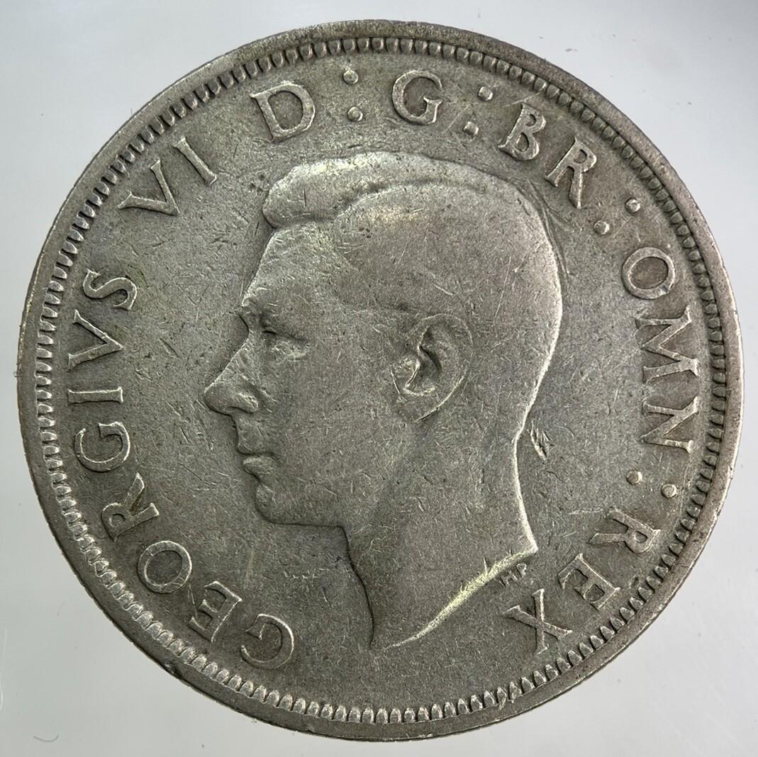 1946 George VI Half-Crown Silver Coin | Fine Collectable Grade