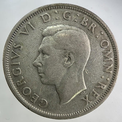 1946 George VI Half-Crown Silver Coin | Fine Collectable Grade