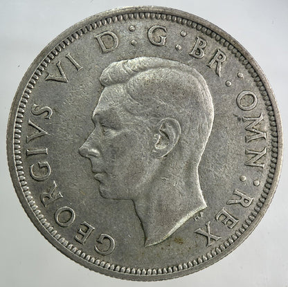 1937 George VI Half-Crown Silver Coin | Fine Collectable Grade