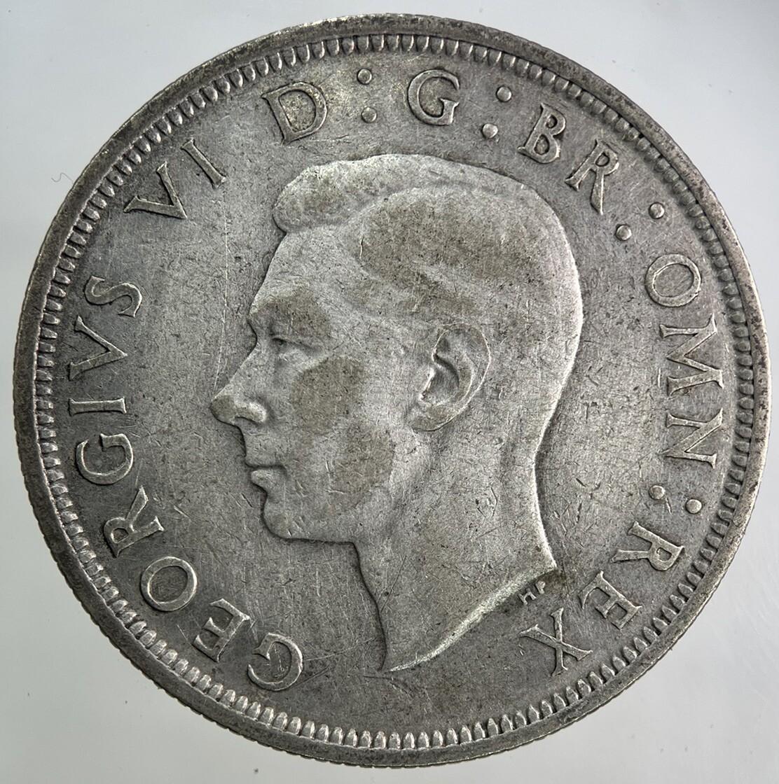 1937 George VI Half-Crown Silver Coin | Fine Collectable Grade