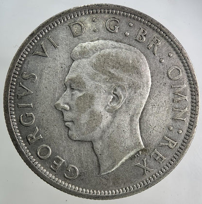 1937 George VI Half-Crown Silver Coin | Fine Collectable Grade