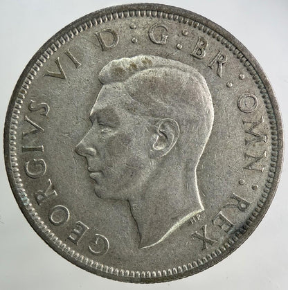 1941 George VI Half-Crown Silver Coin | Fine Collectable Grade