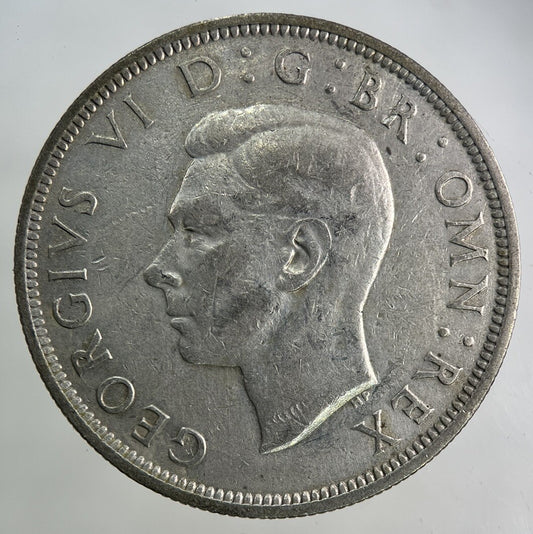 1940 George VI Half-Crown Silver Coin | Fine Collectable Grade