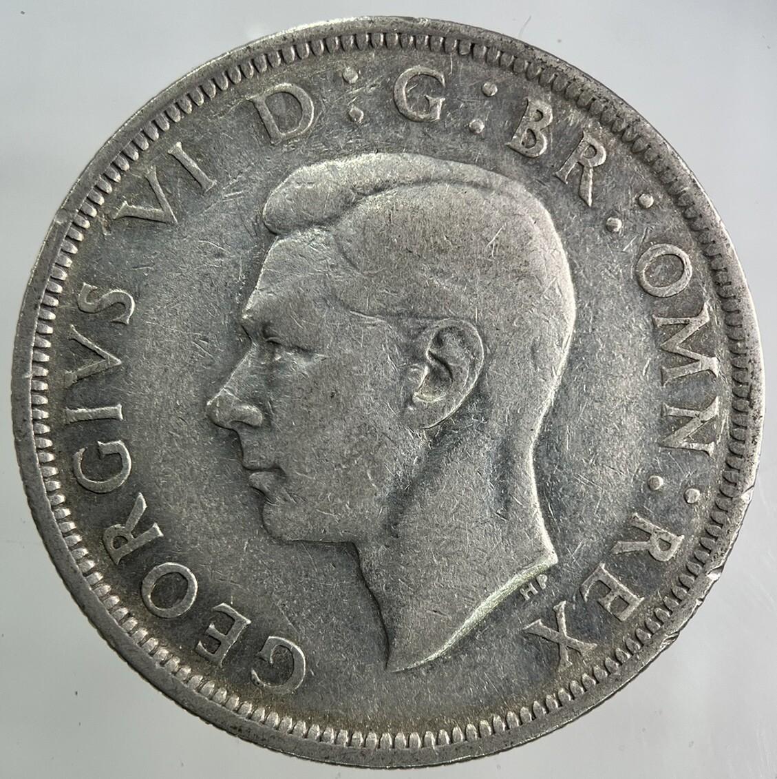 1937 George VI Half-Crown Silver Coin | Fine Collectable Grade