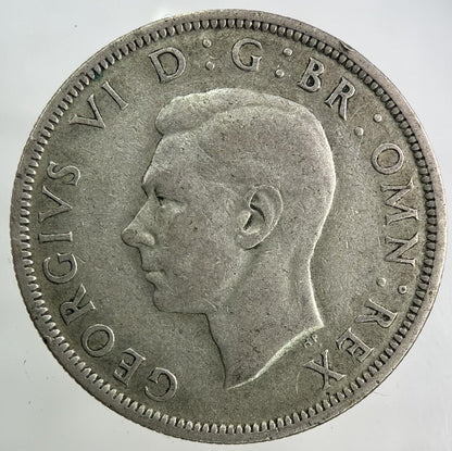 1941 George VI Half-Crown Silver Coin | Fine Collectable Grade