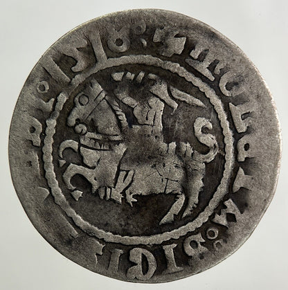 1518 Lithuania / Poland Half Groschen Silver Coin | Collectable Grade