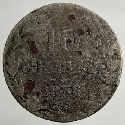 1836 Poland 10 Groszy Groschen Silver Coin | Collectable Grade