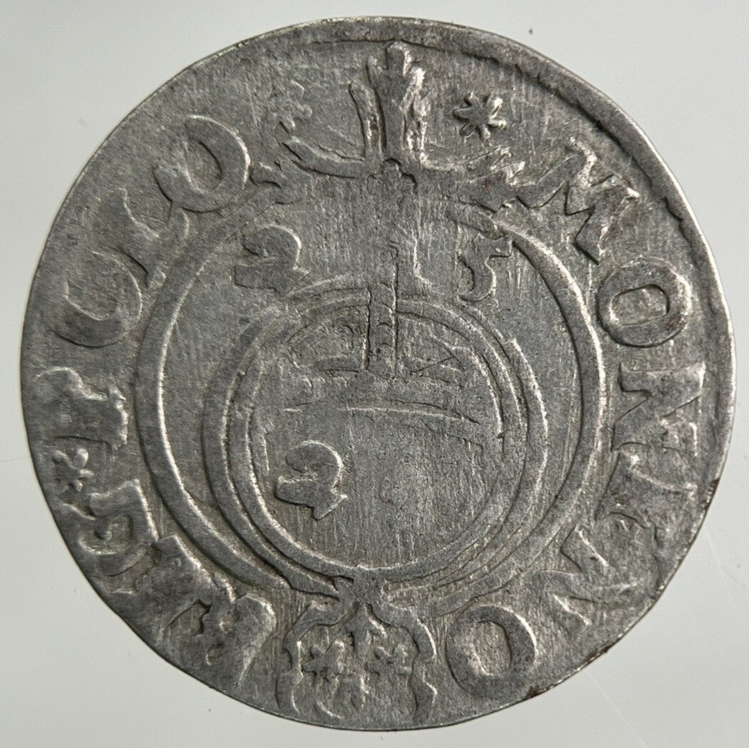 1625 Poland 1/24 Taler Sigmund III 3 Krenzer Silver Coin | Collectable Grade