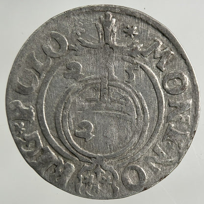 1625 Poland 1/24 Taler Sigmund III 3 Krenzer Silver Coin | Collectable Grade
