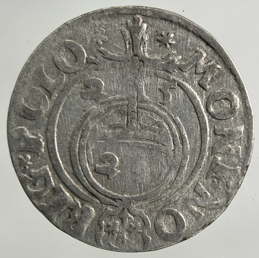 1625 Poland 1/24 Taler Sigmund III 3 Krenzer Silver Coin | Collectable Grade